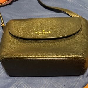 Kate Spade Black Leather Shoulder Bag